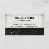 Sicherheitskamera | Tech Nodes Visitenkarte (Rückseite)