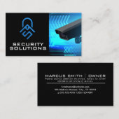 Sicherheitskamera | Überwachung | Schutz Visitenkarte (Vorne/Hinten)