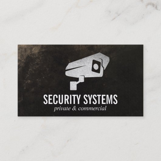 Sicherheitskamera Visitenkarte (Vorderseite)