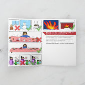 Sicherheitskarte Feiertagskarte (Innenseite)