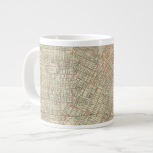 Sicherheitskarte und Straßenbahn in Los Angeles Jumbo-Tasse