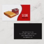 Sicherheitskarte Visitenkarte (Vorne/Hinten)