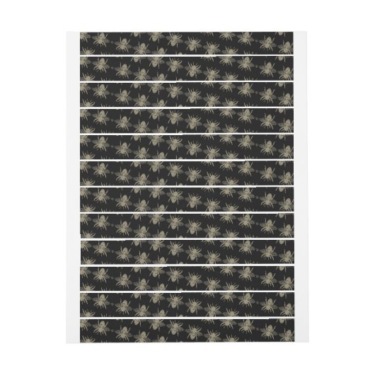 Sicherheitsklebemarken für große schwarze Bezeichn (Bogen)