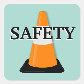 Sicherheitskleber Quadratischer Aufkleber