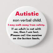 Sicherheitsknopf Button (Vorderseite)