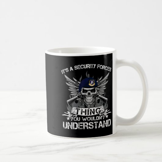 Sicherheitskräfte Ding Würden Luftwaffe Nicht Vers Kaffeetasse (Rechts)