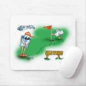 Sicherheitsleistung offen - Golf Mousepad (Mit Mouse)