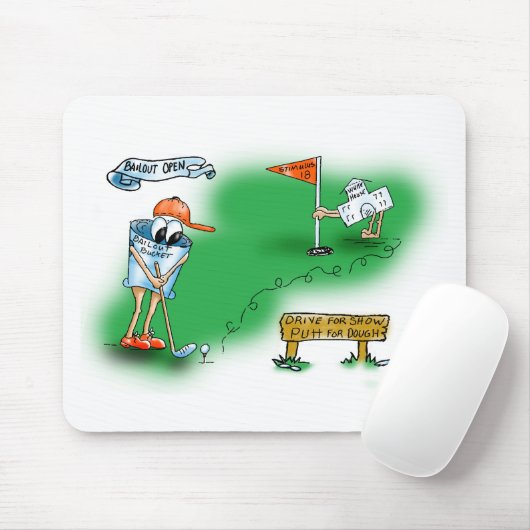 Sicherheitsleistung offen - Golf Mousepad (Mit Mouse)