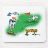 Sicherheitsleistung offen - Golf Mousepad (Vorne)