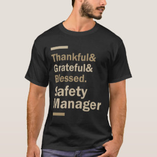 Sicherheitsmanager Geschenke Funny Job Title Profe T-Shirt