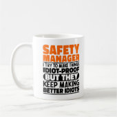 Sicherheitsmanager I Versuche, Dinge Lustig Zu Mac Kaffeetasse (Links)