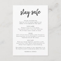 Sicherheitsmaßnahmen | Covid-19 Moderne Script Wed