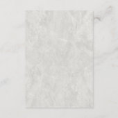 Sicherheitsmaßnahmen für goldgeometrische Marmor Begleitkarte (Rückseite)