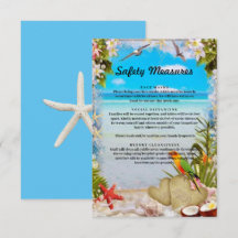 Sicherheitsmaßnahmen für tropische Strandflora