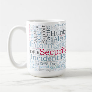 Sicherheitsmaßnahmen/Tasse der Informationssicher Kaffeetasse