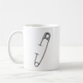Sicherheitsnadel Schweigender Protest Kaffeetasse (Links)