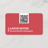 Sicherheitsperson Visitenkarte (Vorderseite)