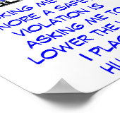 Sicherheitsphilosophie Poster (Ecke)