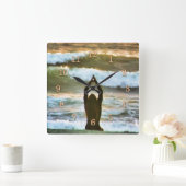 SICHERHEITSPRAIER QUADRATISCHE WANDUHR (Zuhause)