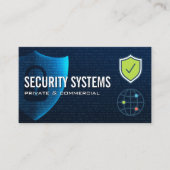 Sicherheitsschild | Netzschutz | Code Visitenkarte (Vorderseite)