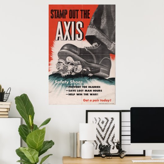 Sicherheitsschuhe Poster (Heimbüro)