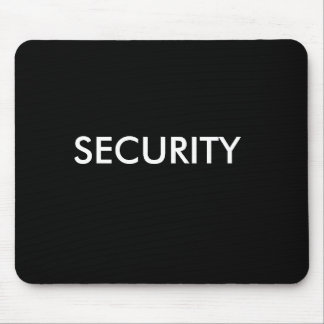 SICHERHEITSschwarzes/-WEISS Mousepad