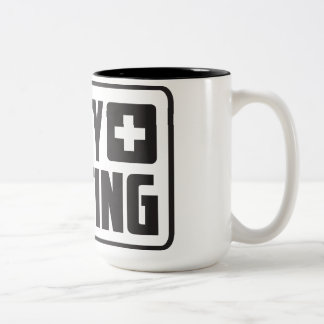 Sicherheitssitzungs-Tasse Zweifarbige Tasse