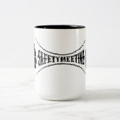 Sicherheitssitzungs-Tasse Zweifarbige Tasse (Mittel)