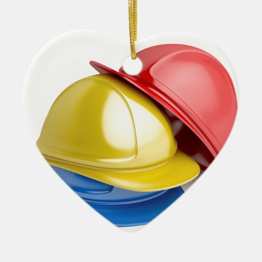 Sicherheitssturzhelme Keramik Ornament (Vorne)