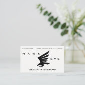 Sicherheitssystem-Visitenkarten Visitenkarte (Stehend Vorderseite)