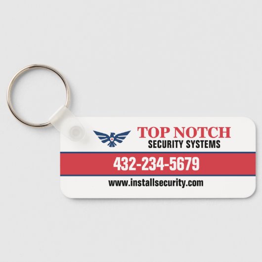 Sicherheitssysteme Schlüsselanhänger (Rückseite)