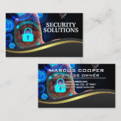 Sicherheitssysteme | Zuhause-Sicherheit Visitenkarte (Vorne/Hinten)