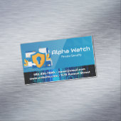 Sicherheitsteam | Cybercodierung | Tech Magnetische Visitenkarte (Beispiel)