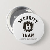 🛡️ Sicherheitsteam Professionelles Personal 🛡️ Button (Vorne & Hinten)