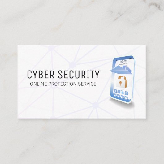 Sicherheitstechnik | Netzwerk Visitenkarte (Vorderseite)
