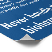 Sicherheitstrainingposter Poster (Ecke)