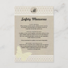 Sicherheitsvorkehrungen für das Bruch- und Spitzen Begleitkarte