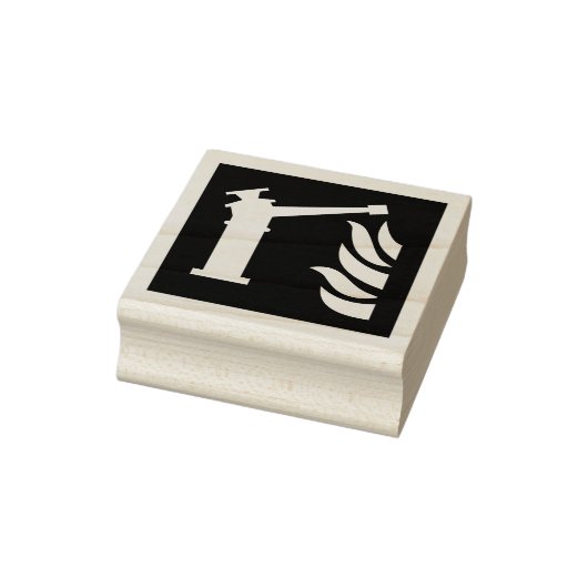 Sicherheitszeichen der Feuerwache Gummistempel (Stempel)