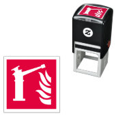 Sicherheitszeichen der Feuerwache Permastempel (Beispiel)