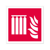 Sicherheitszeichen für fest eingebaute Feuerlöschb Permastempel (Design)