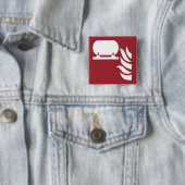 Sicherheitszeichen für fest eingebaute Feuerlösche Button (Beispiel)