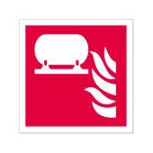 Sicherheitszeichen für fest eingebaute Feuerlösche Permastempel (Design)