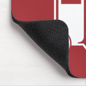 Sicherheitszeichen für Feuerlöscher auf Rädern Mousepad (Ecke)