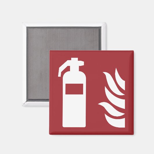 Sicherheitszeichen für Feuerlöscher Magnet (Vorderseite/Rückseite)