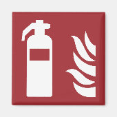 Sicherheitszeichen für Feuerlöscher Magnet (Vorne)