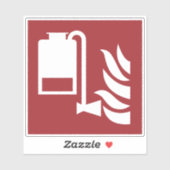 Sicherheitszeichen für tragbare Fotolatteratoren Aufkleber (Blatt)