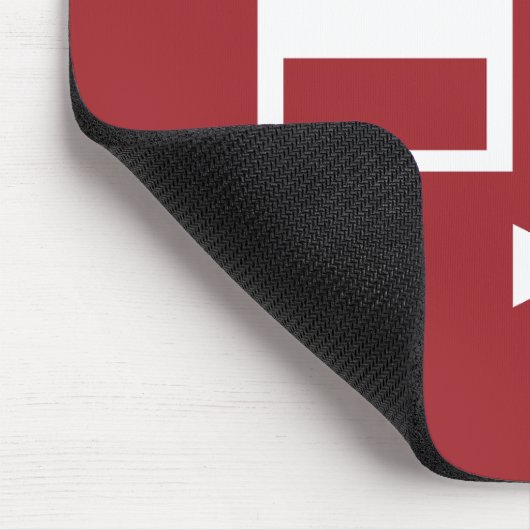 Sicherheitszeichen für tragbare Fotolatteratoren Mousepad (Ecke)