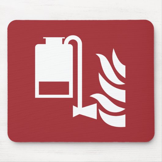 Sicherheitszeichen für tragbare Fotolatteratoren Mousepad (Vorne)