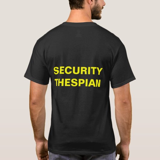 SicherheitThespian T-Shirt (Rückseite)