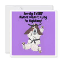 Sicherlich hat NICHT JEDER Basset Kung Fu gekämpft